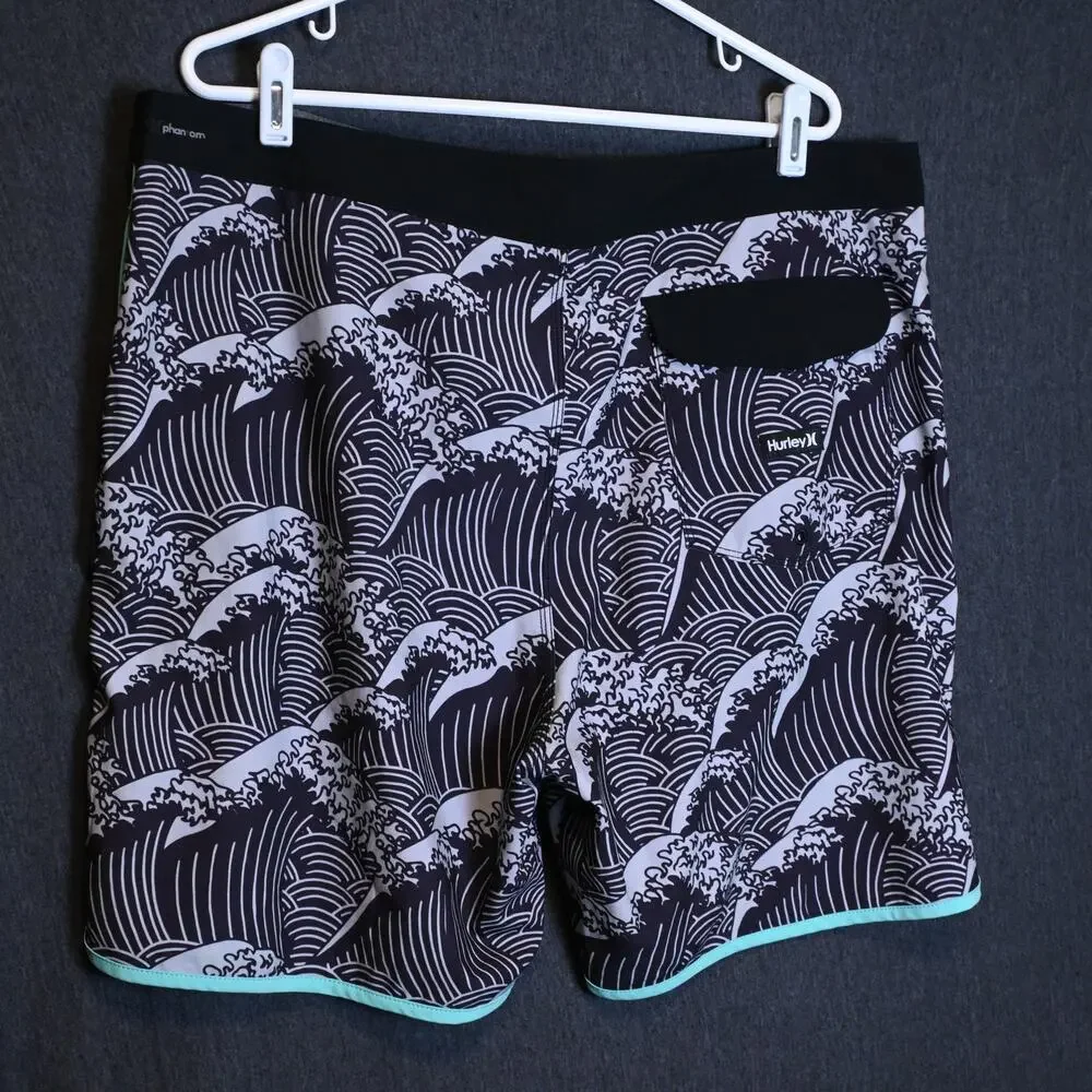 Hurley Men's 38 Phantom Wave Tsunami Swim Board Shorts